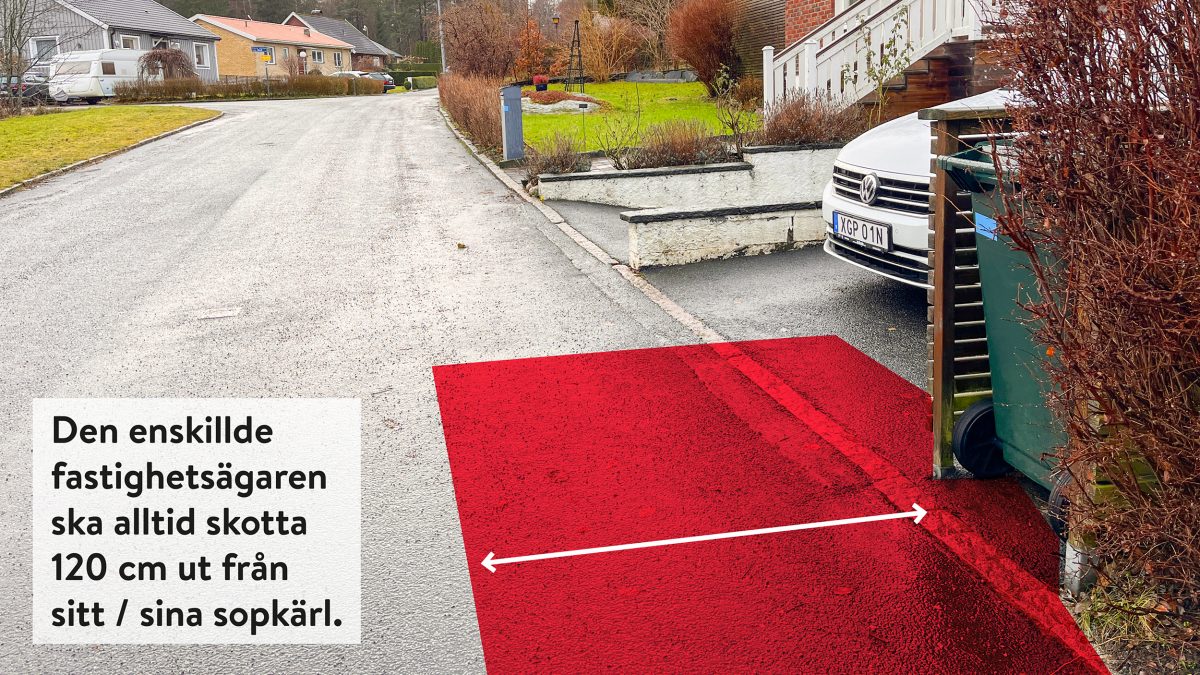 Snö- och halkbekämpning vid sophämtning